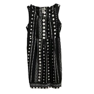 Motherhood Maternity Sleeveless Dress Black and White Size Large